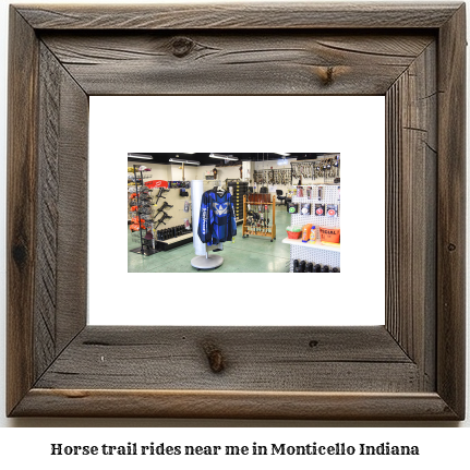 horse trail rides near me in Monticello, Indiana